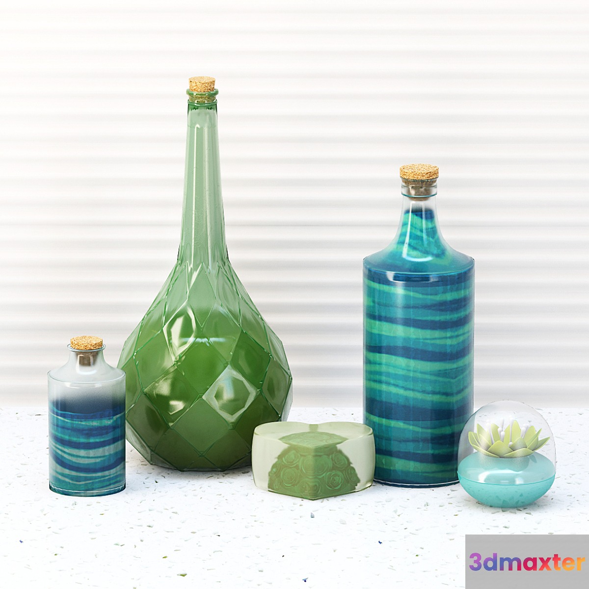 Decorative set for bathroom - No.2