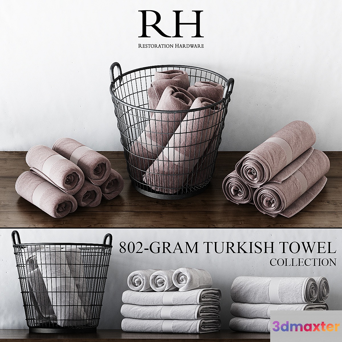 RH 802-GRAM TURKISH TOWEL COLLECTION 3D Max