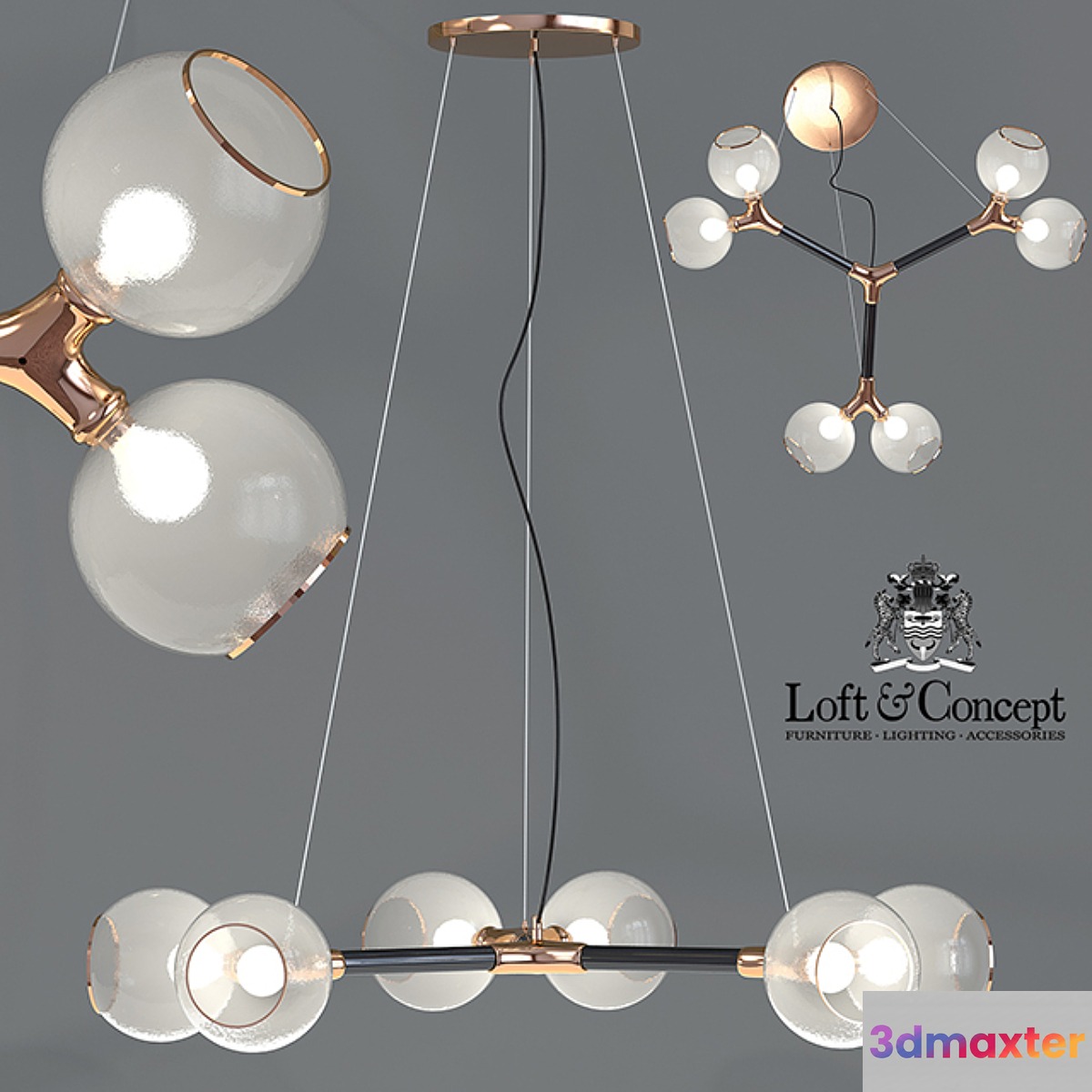 Chandelier Horus Suspension Light 6