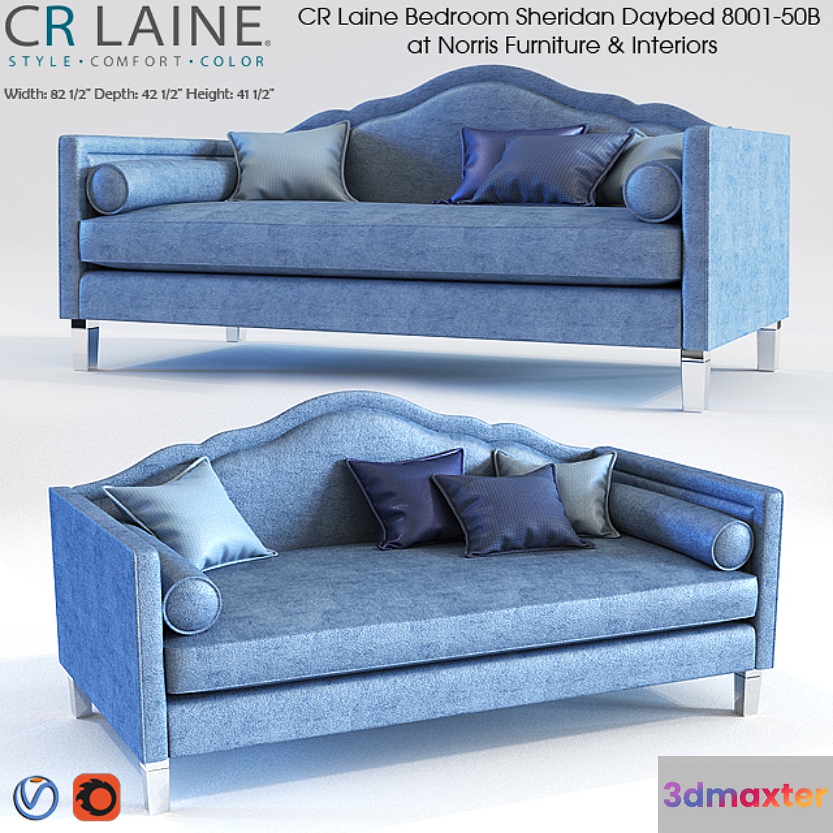 CR Laine Bedroom Sheridan Daybed 3D Max