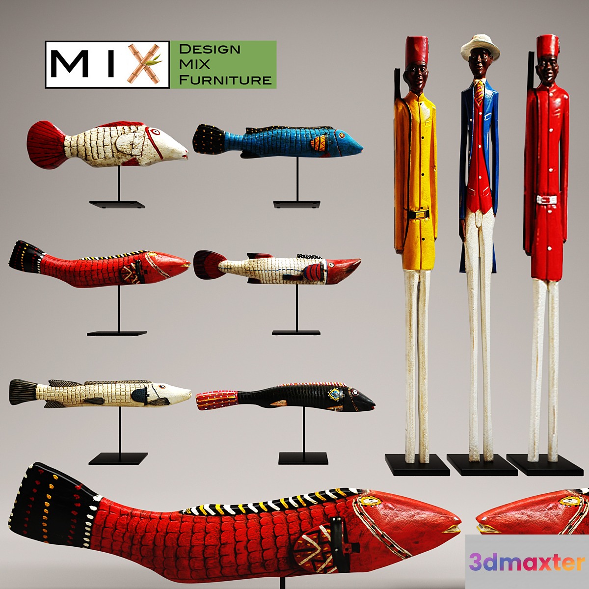 Design Mix Furniture. Collection of 9 pieces