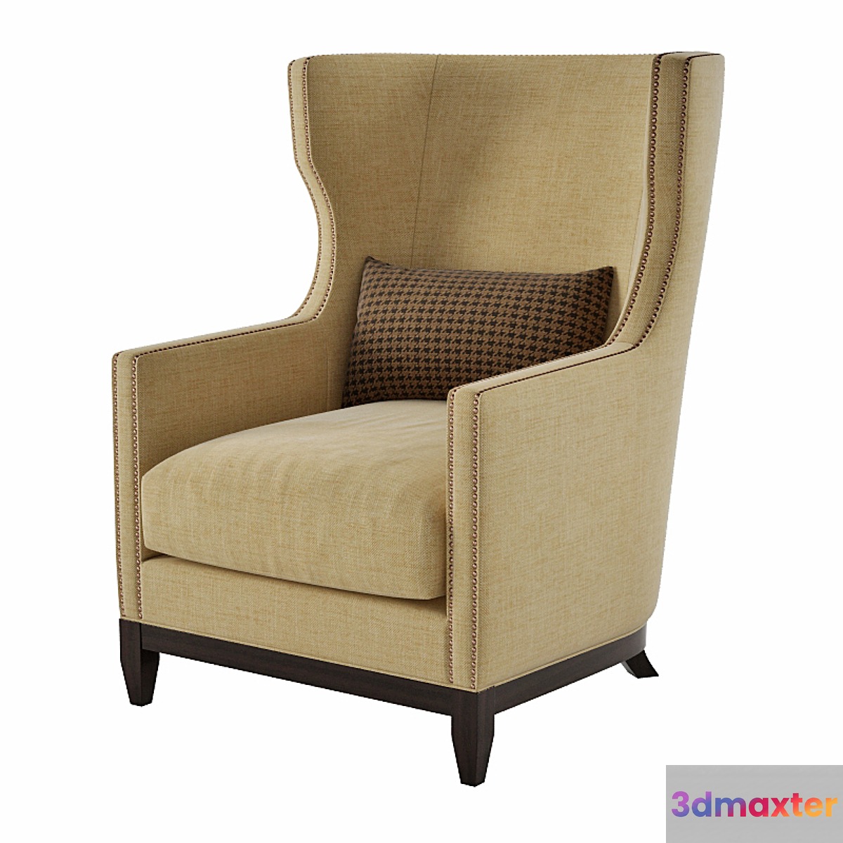 Century Furniture Armchair in fabric 3D Max
