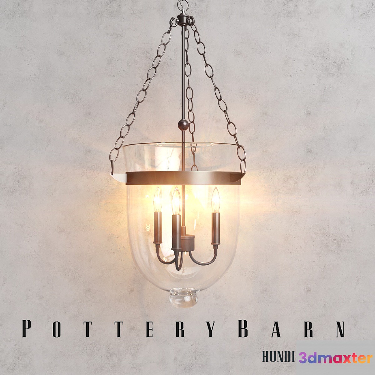 Chandelier POTTERY BARN HUNDI LANTERN