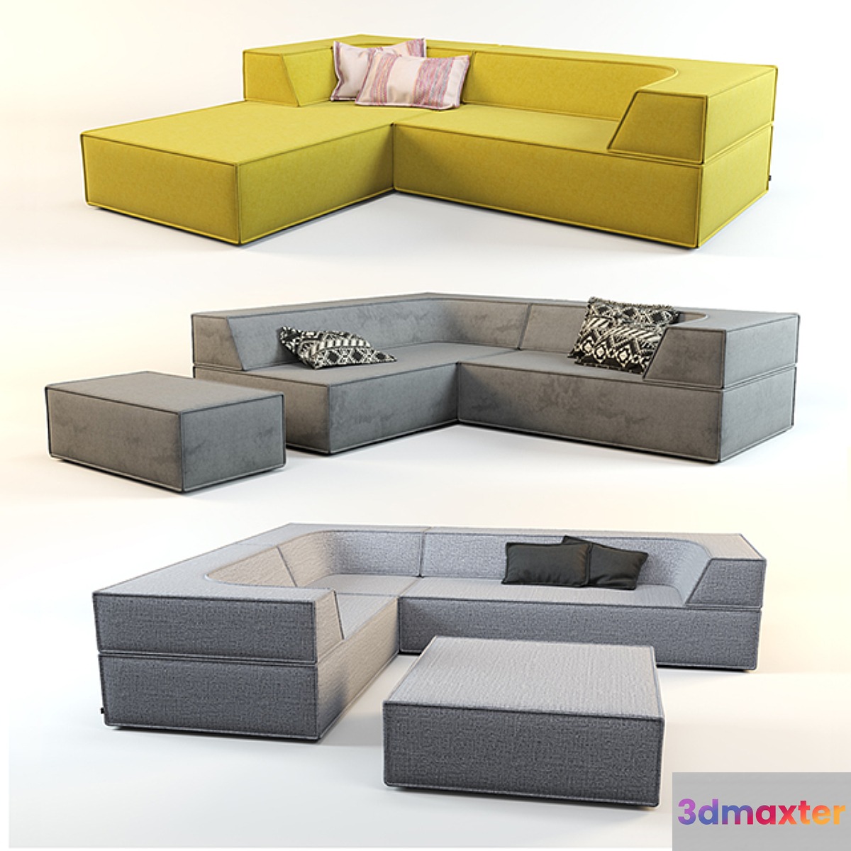 Sofa COR Trio 3D Max