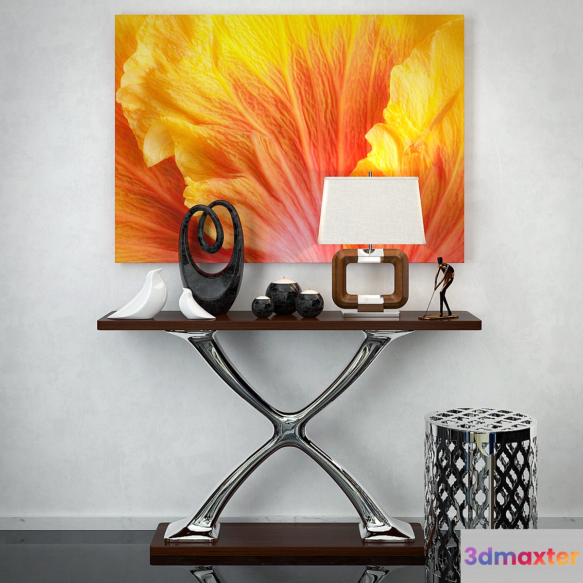 houzz decor set 03 3D Max