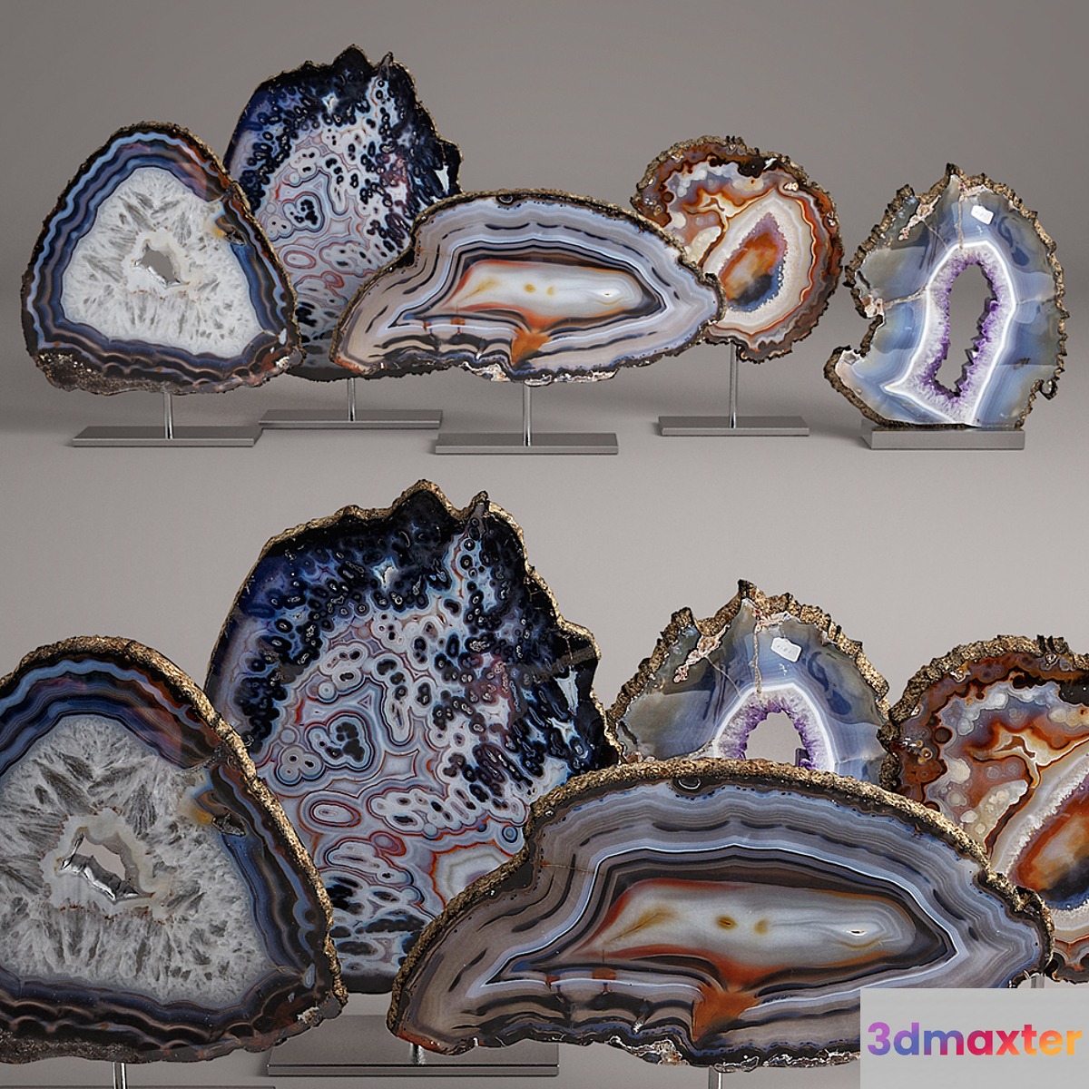 agate decor set