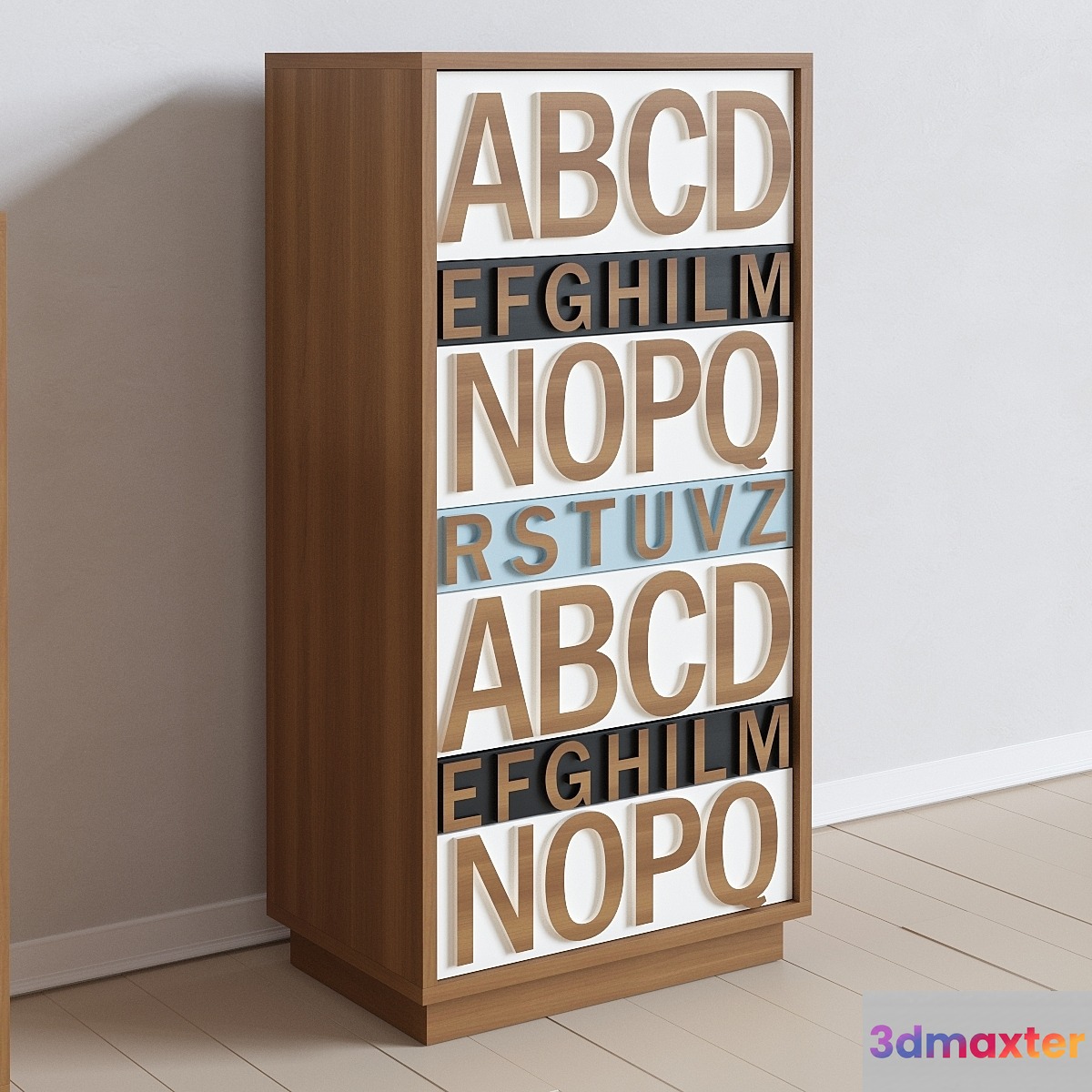 Chest Alphabeto Birch - No.2