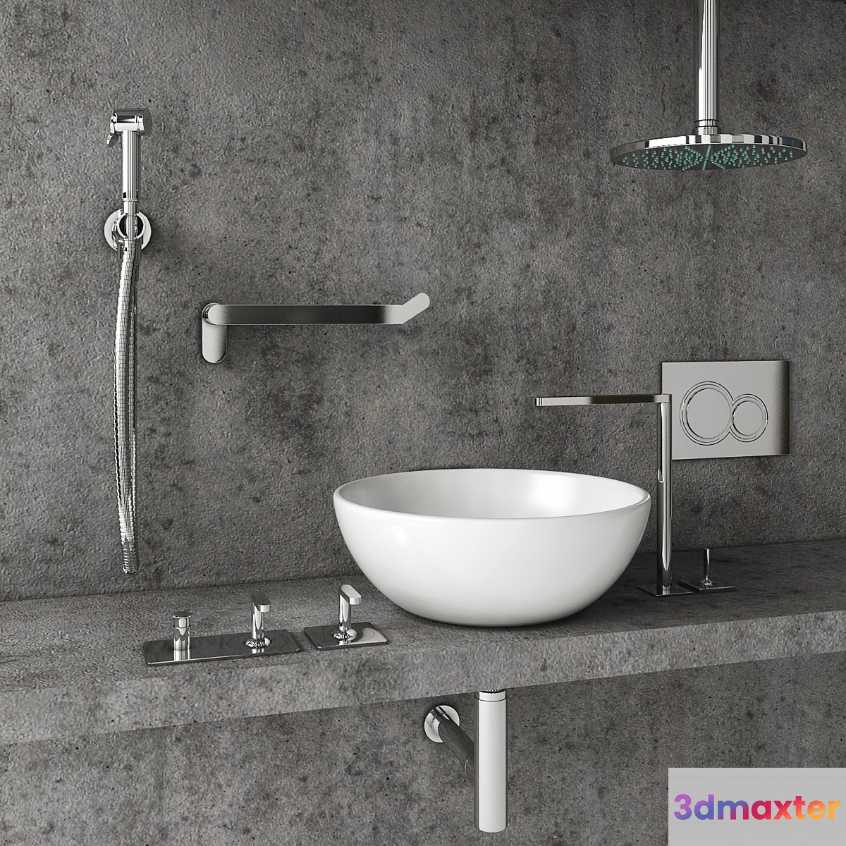 faucets and accessories Bagno Design 3D Max