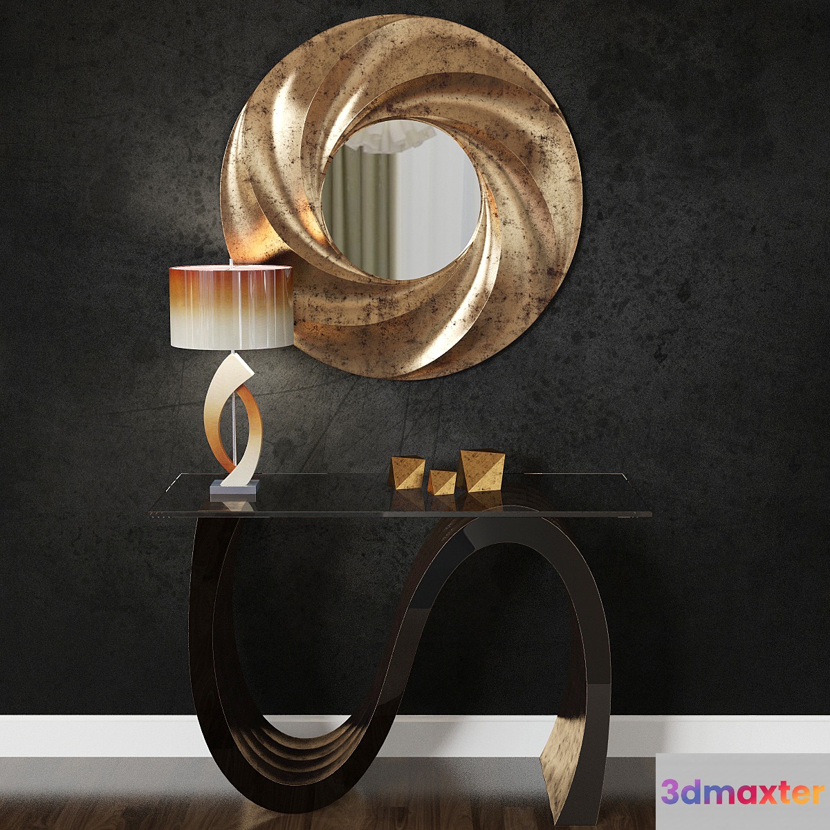 houzz decor set 04 3D Max