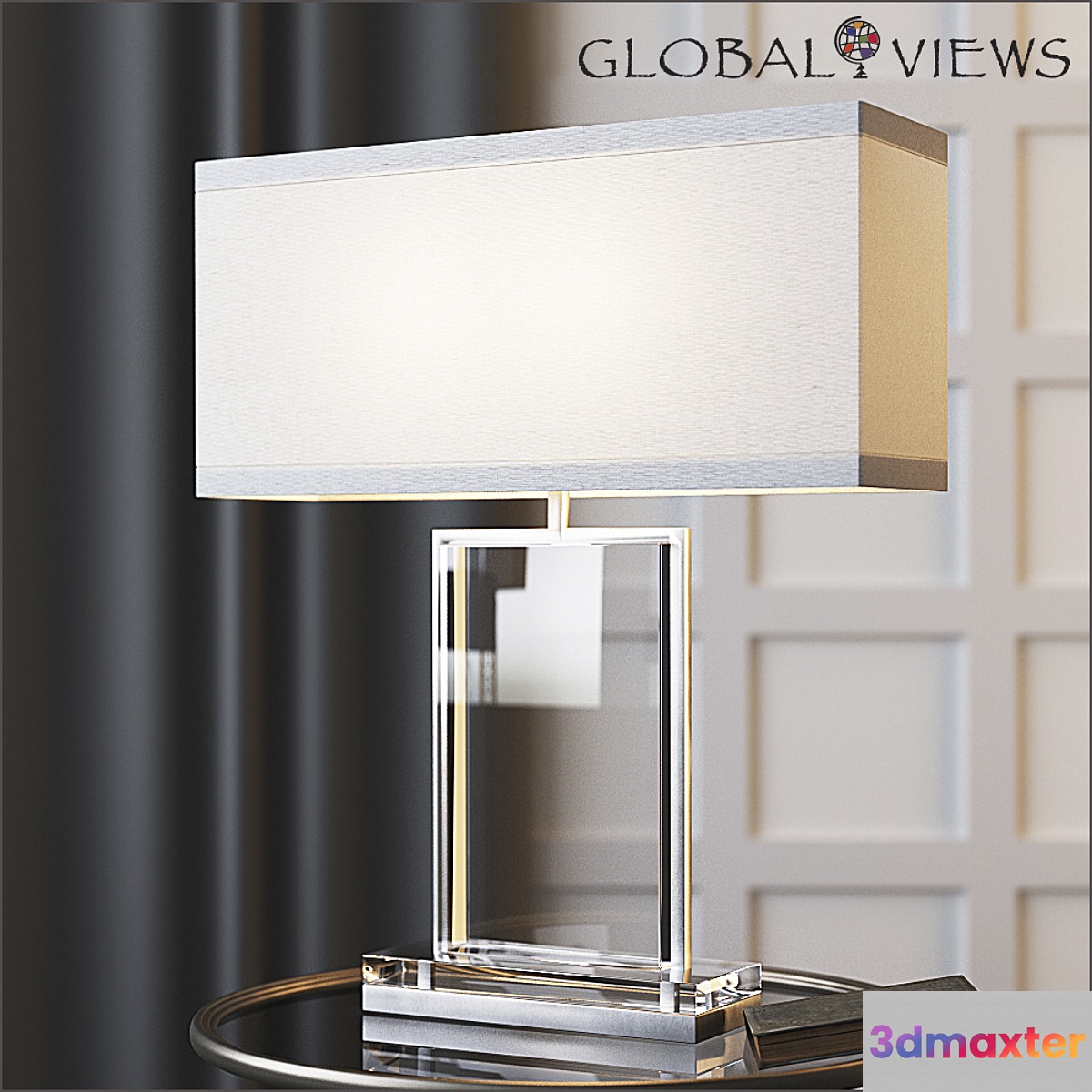 Global Views Crystal Slab Lamp - No.2