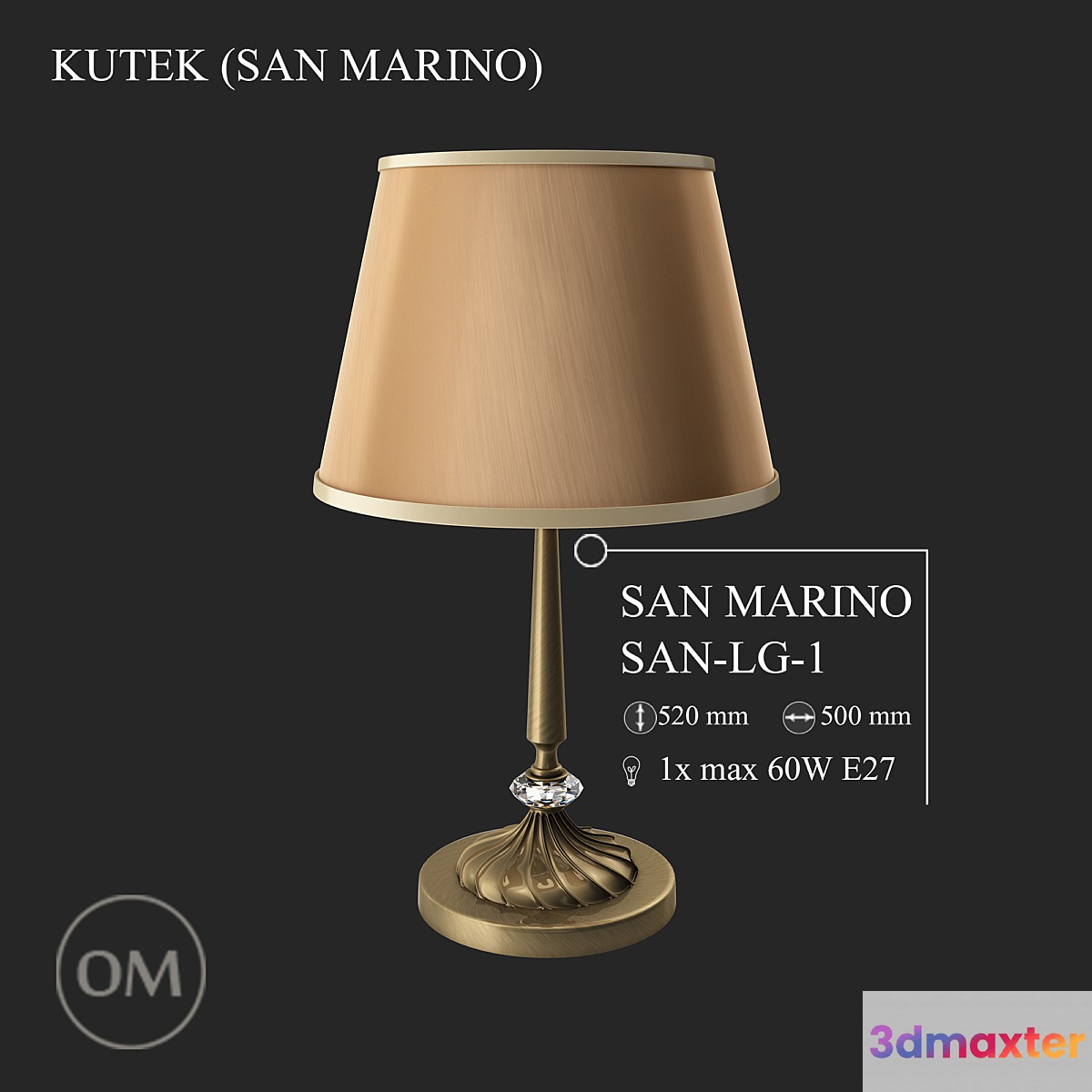 KUTEK (SAN MARINO) SAN-LG-1 3D Max