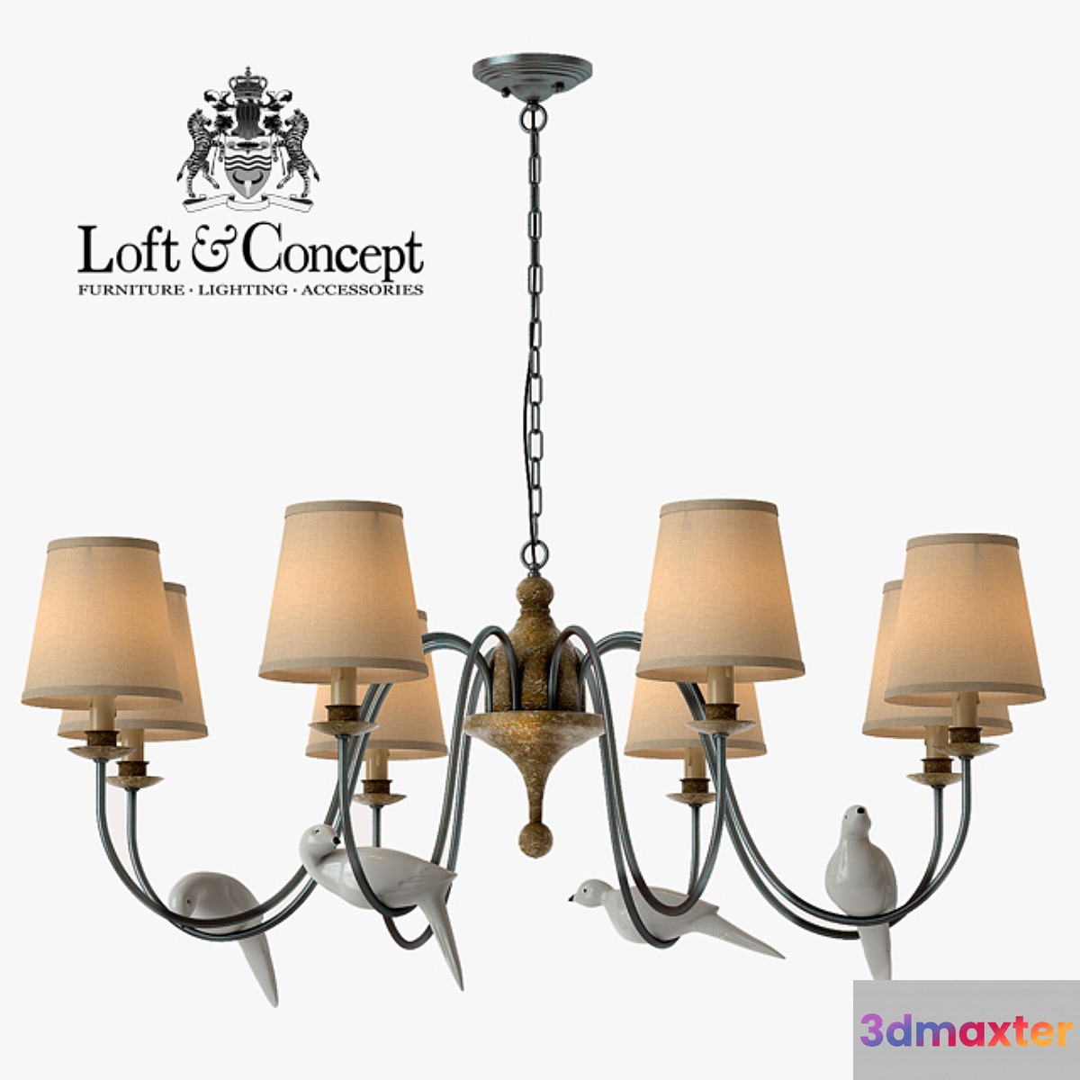 Suspension Norman Bird Chandelier 8