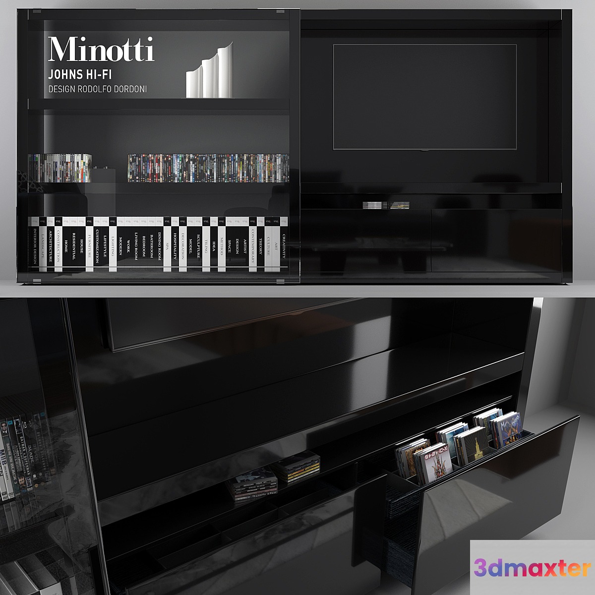 Minotti Johns HI-FI 3D Max