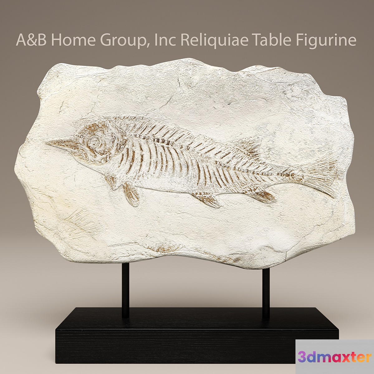 Reliquiae Table Figurine fossil figurine fish decor