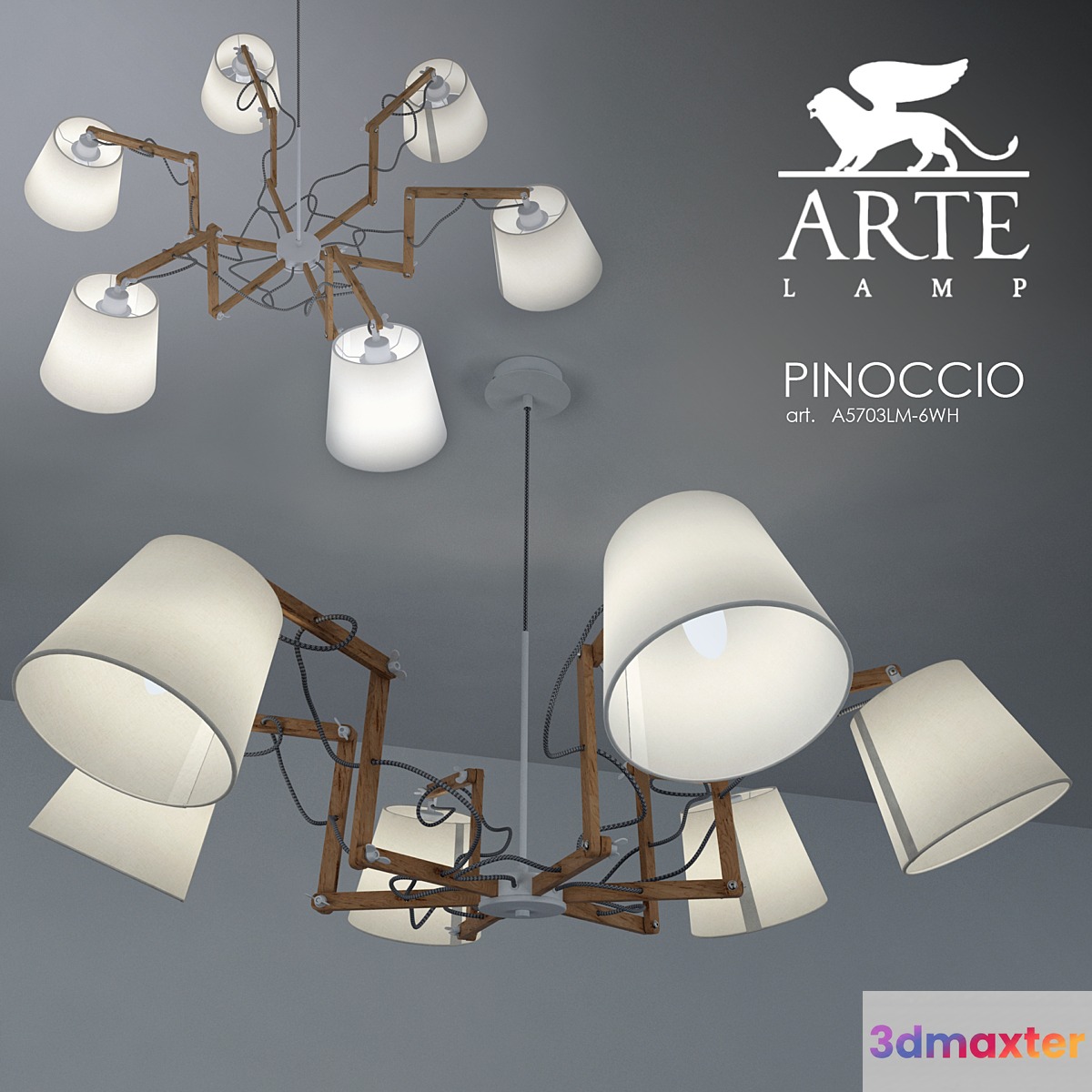 ARTE Lamp PINOCCIO 3D Max