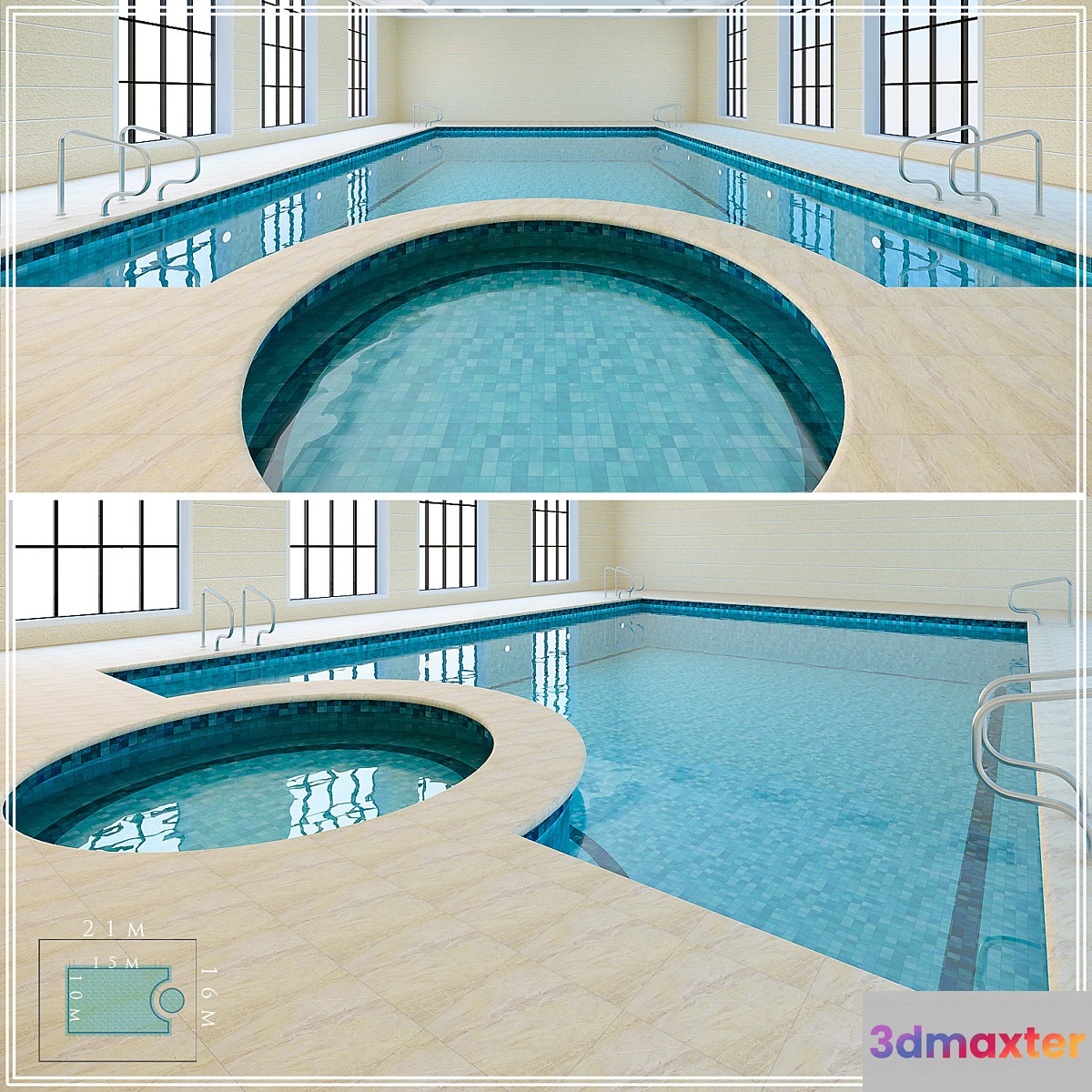 SWIMMING POOL 3 3D Max