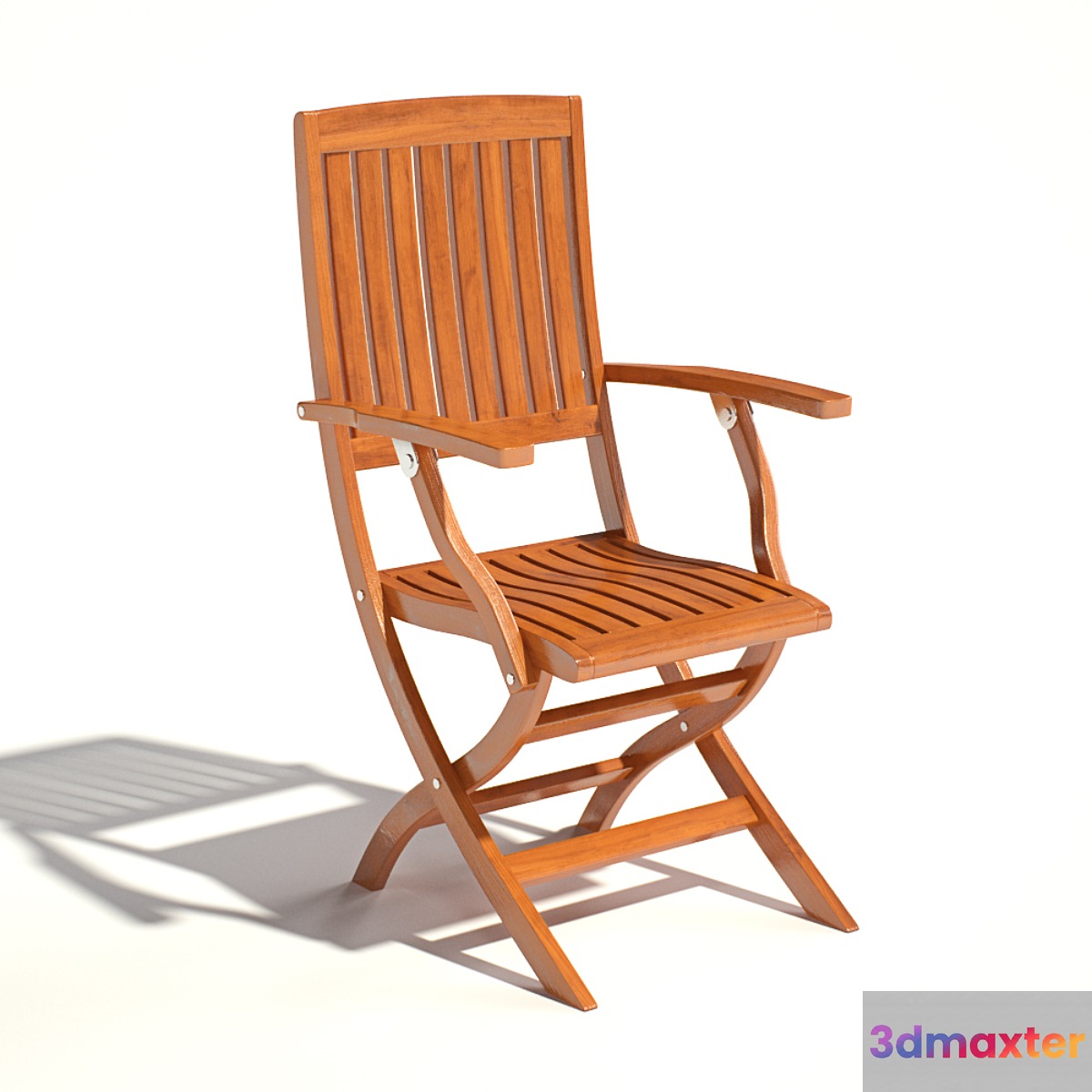 Folding chair Como Teak folding dinning arm chair