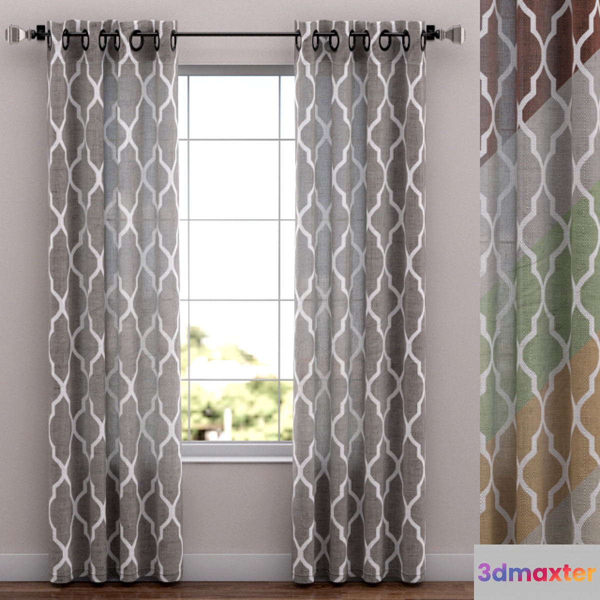 Linen curtains 52 