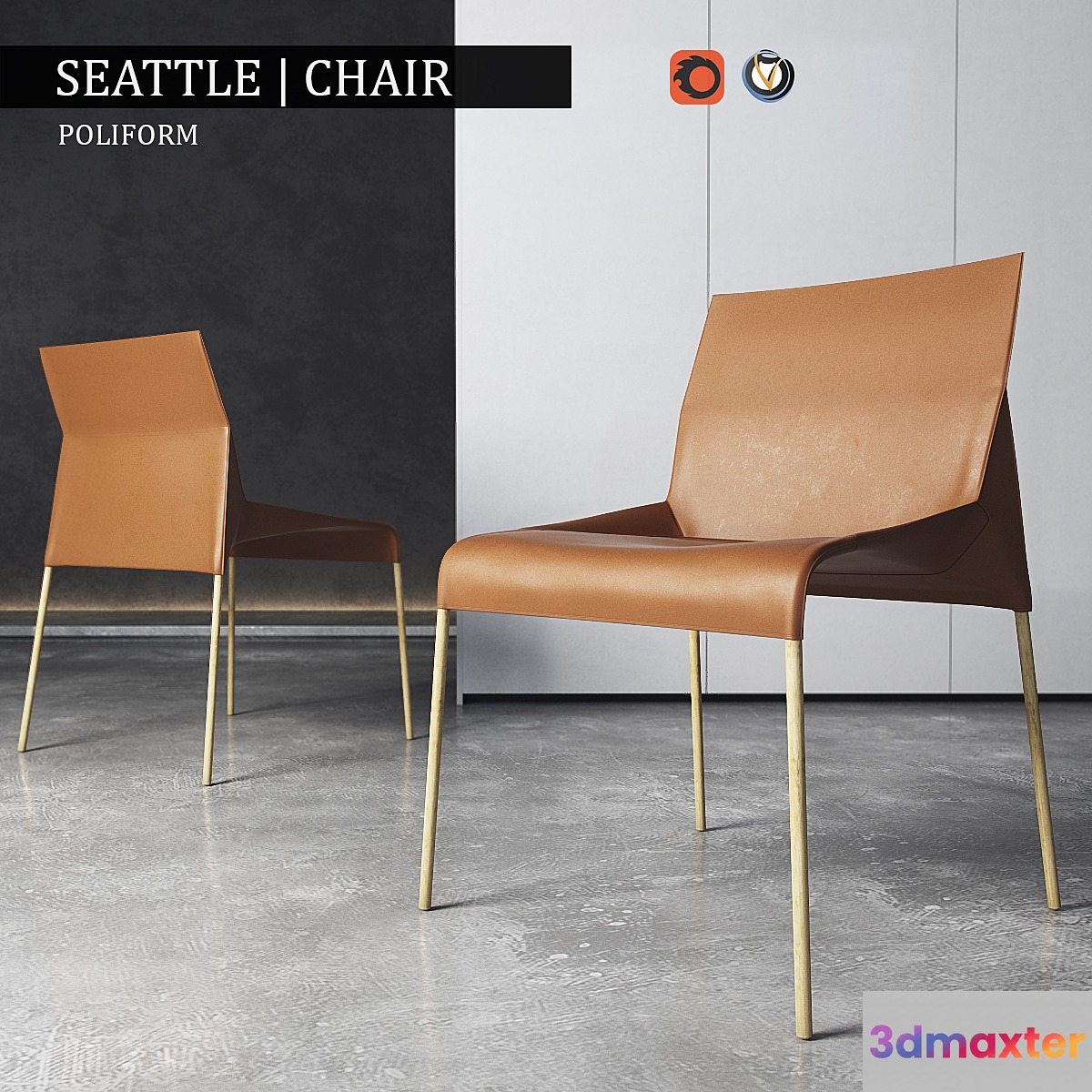 Shair Poliform Seattle 3D Max