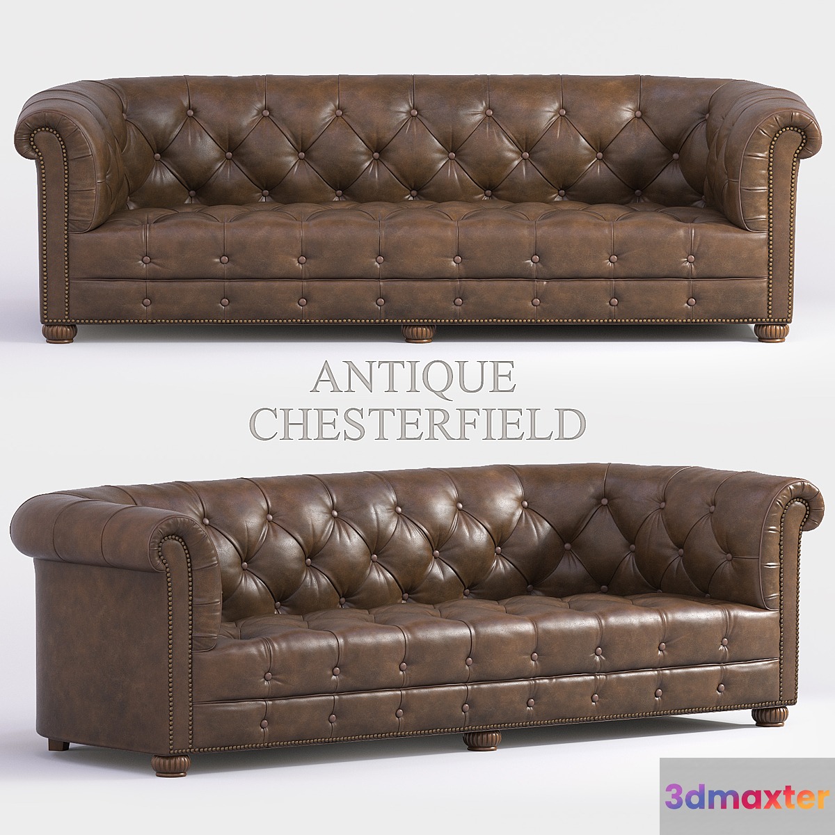 AntiqueChesterfield 3D Max