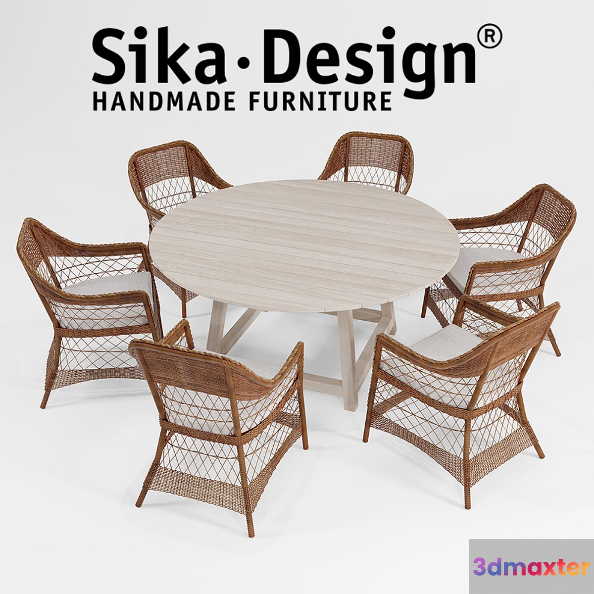 SIKA-DESIGN chair and table 3D Max