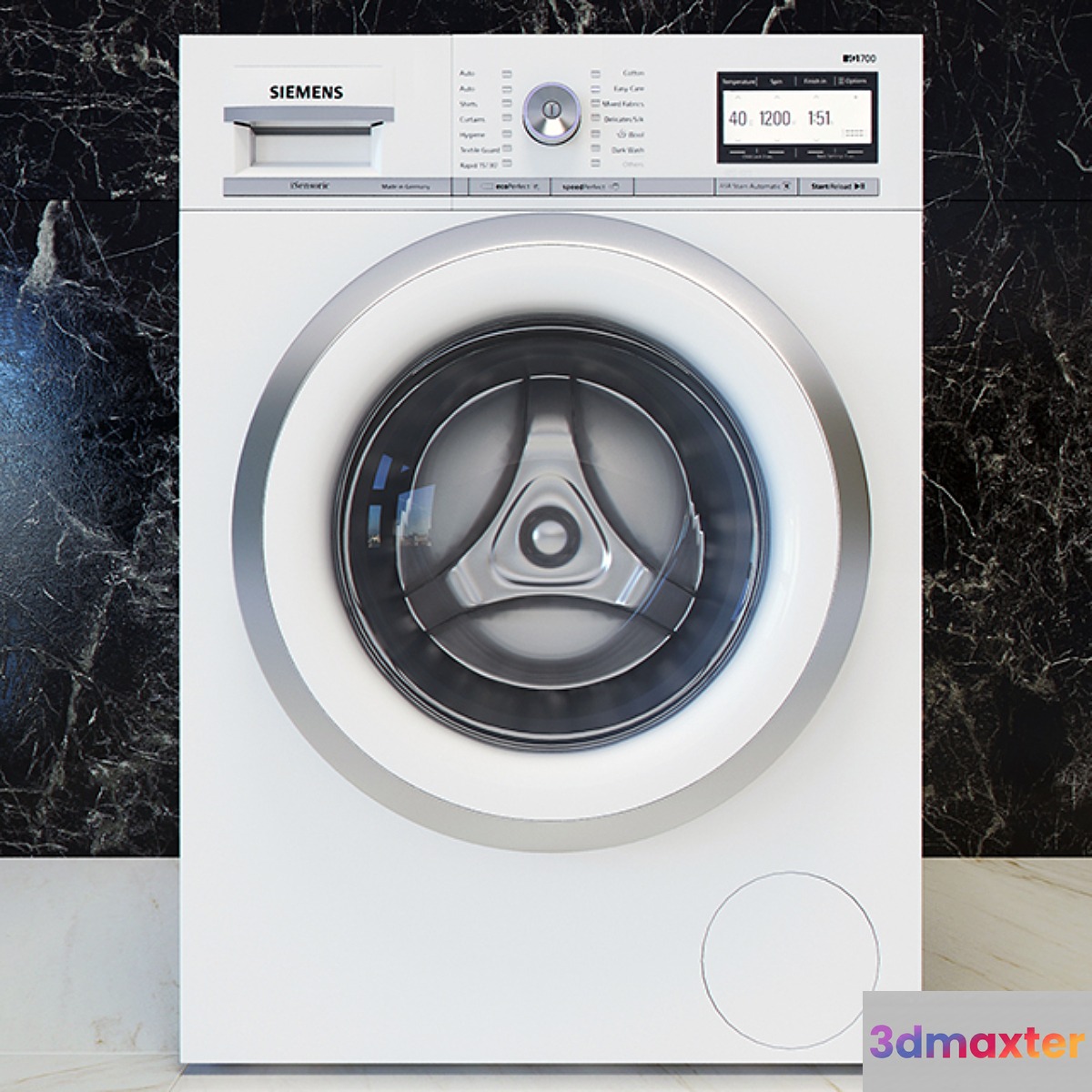 Siemens IQ-700 Washing Machine 3D Max