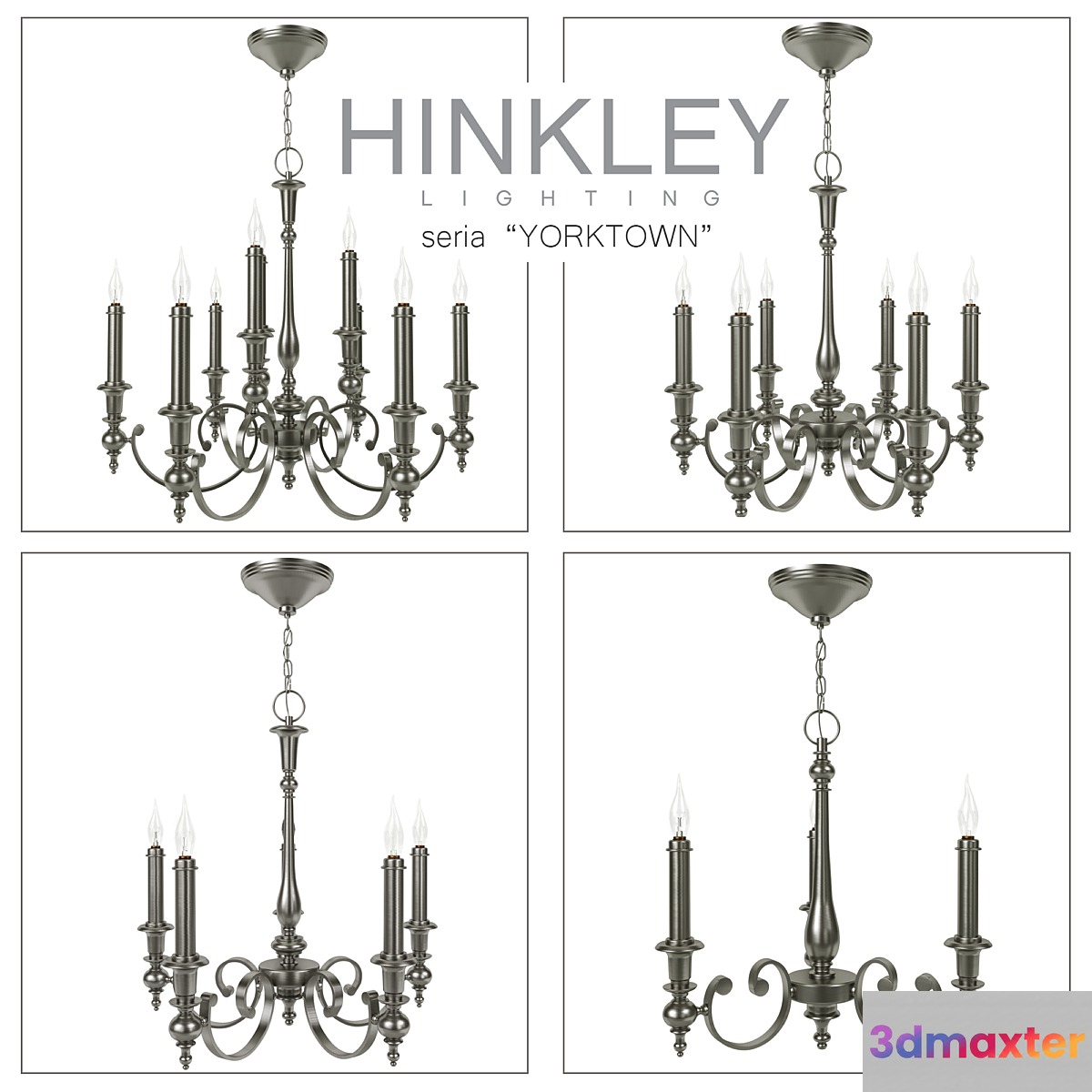 Hinkley Yorktown 3D Max