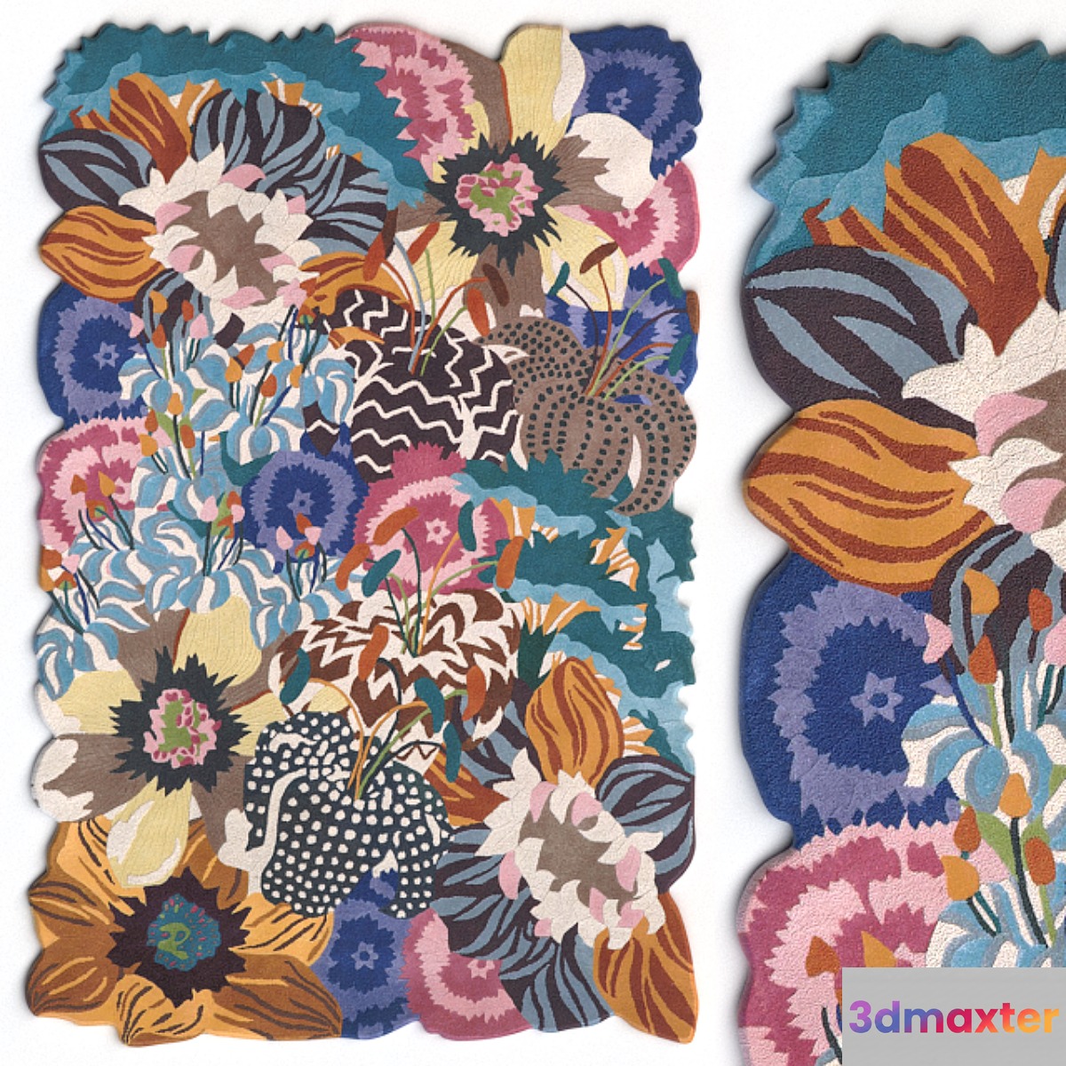 Rug Missoni Home Lilium Multicolor Rajmahal Rug - No.2 3D Max