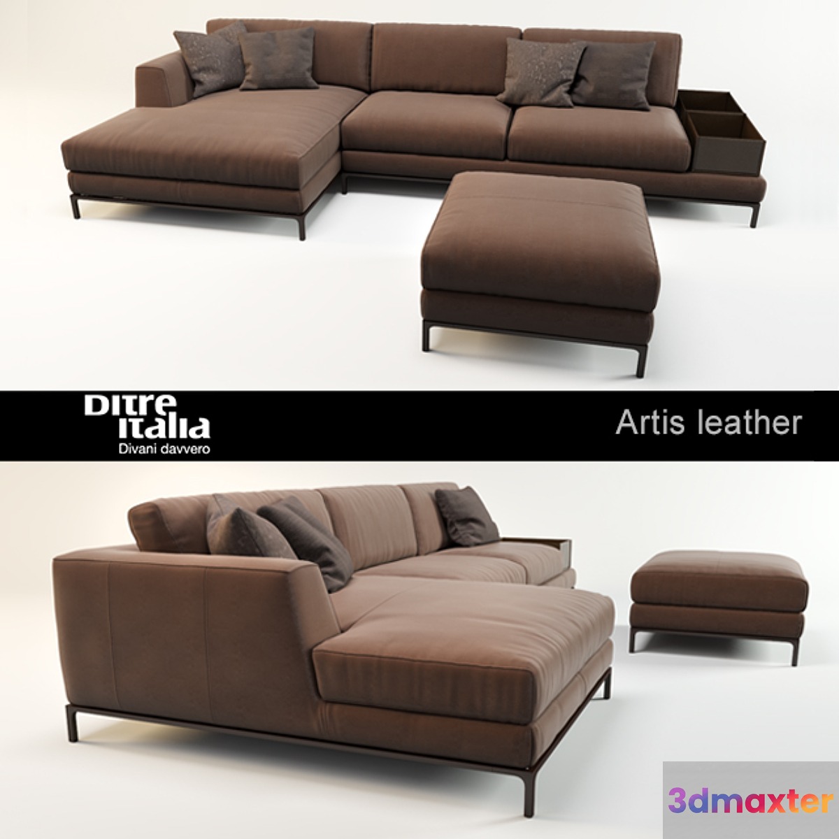 Sofa Artis _ Ditre Italia. 3D Max