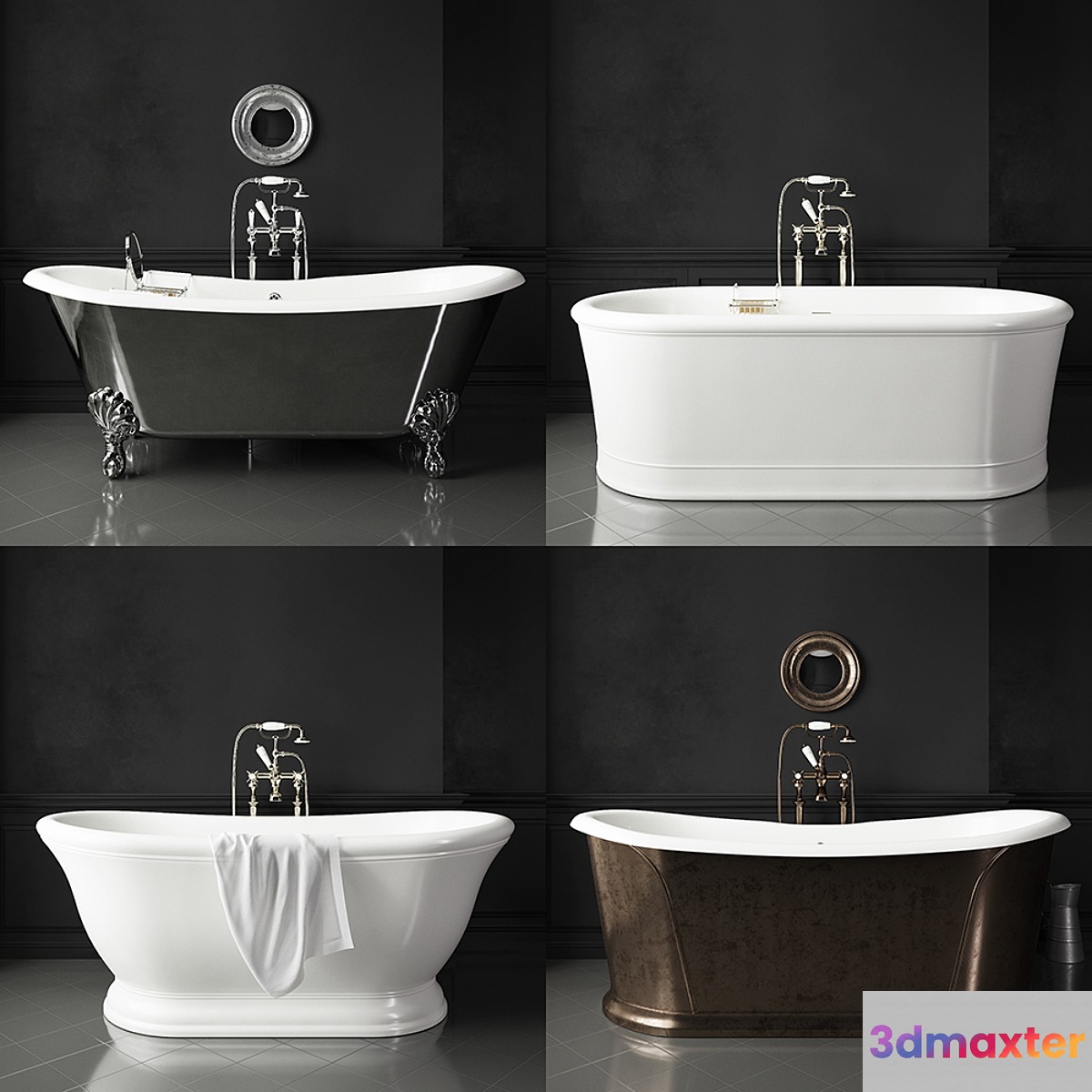 Devon & Devon Bath set (vray corona) - No.2