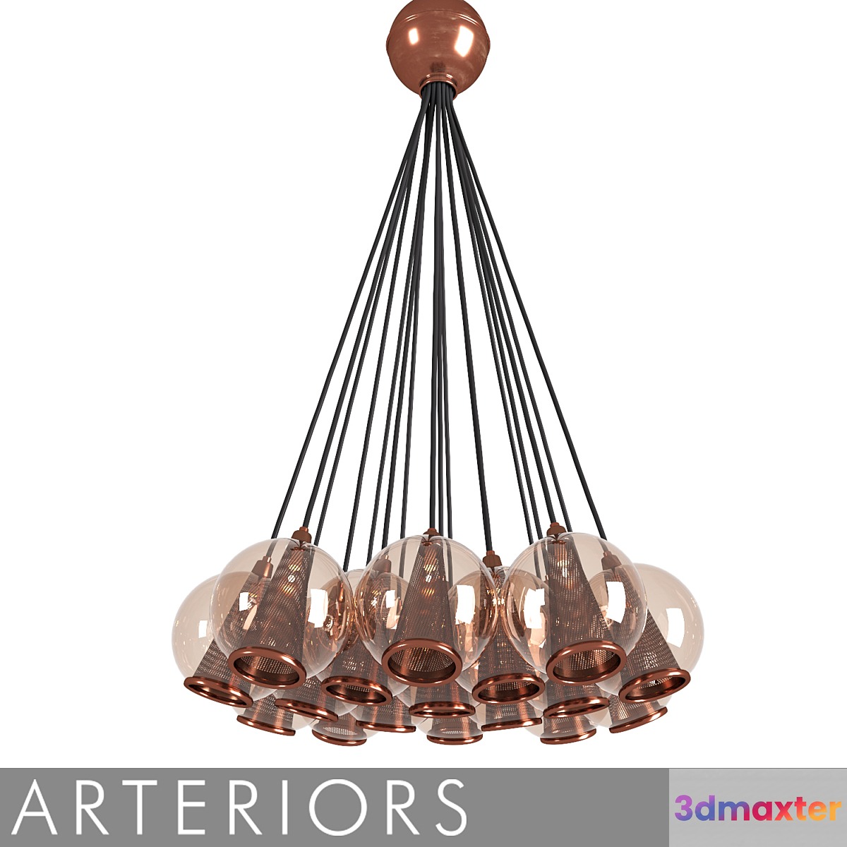 Arteriors caviar adjustable bouquet - No.3
