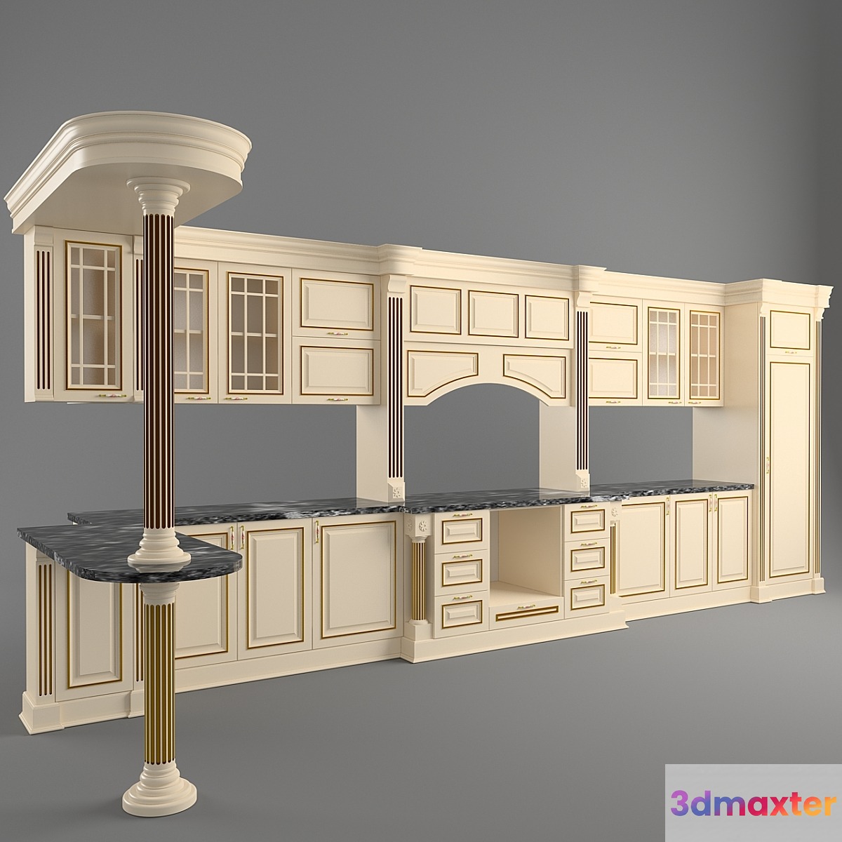 Kitchen - No.9 3D Max