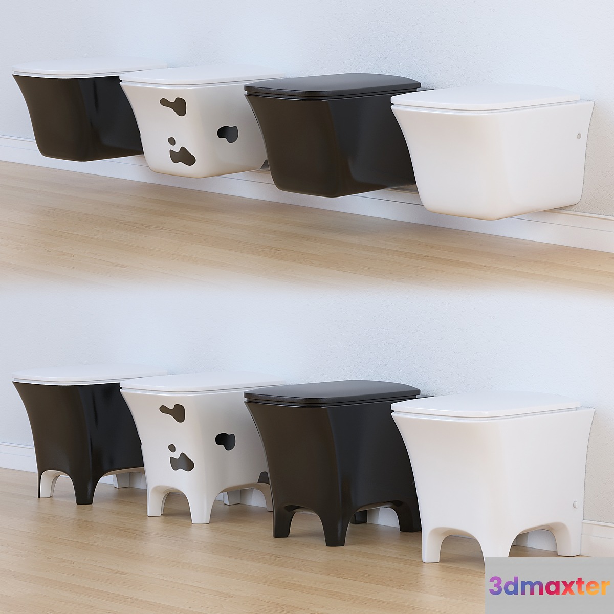 Artceram COW WC 3D Max