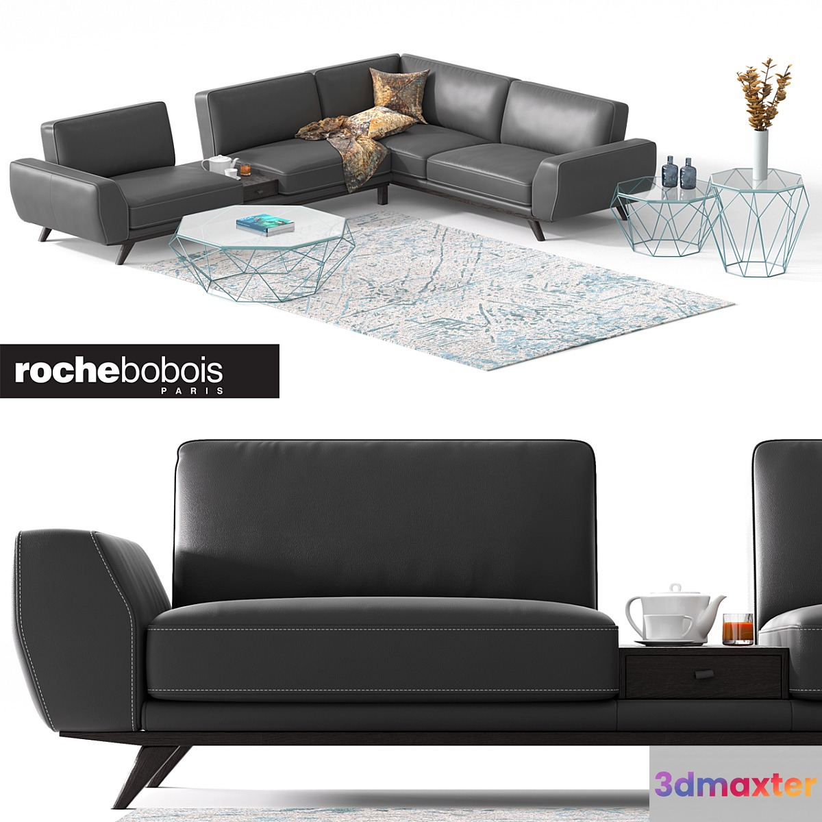 roche bobois | ENVERGURE CORNER COMPOSITION 3D Max