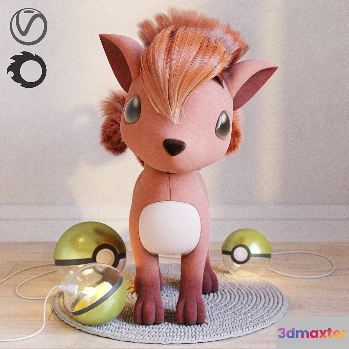 Pokemon Vulpix.