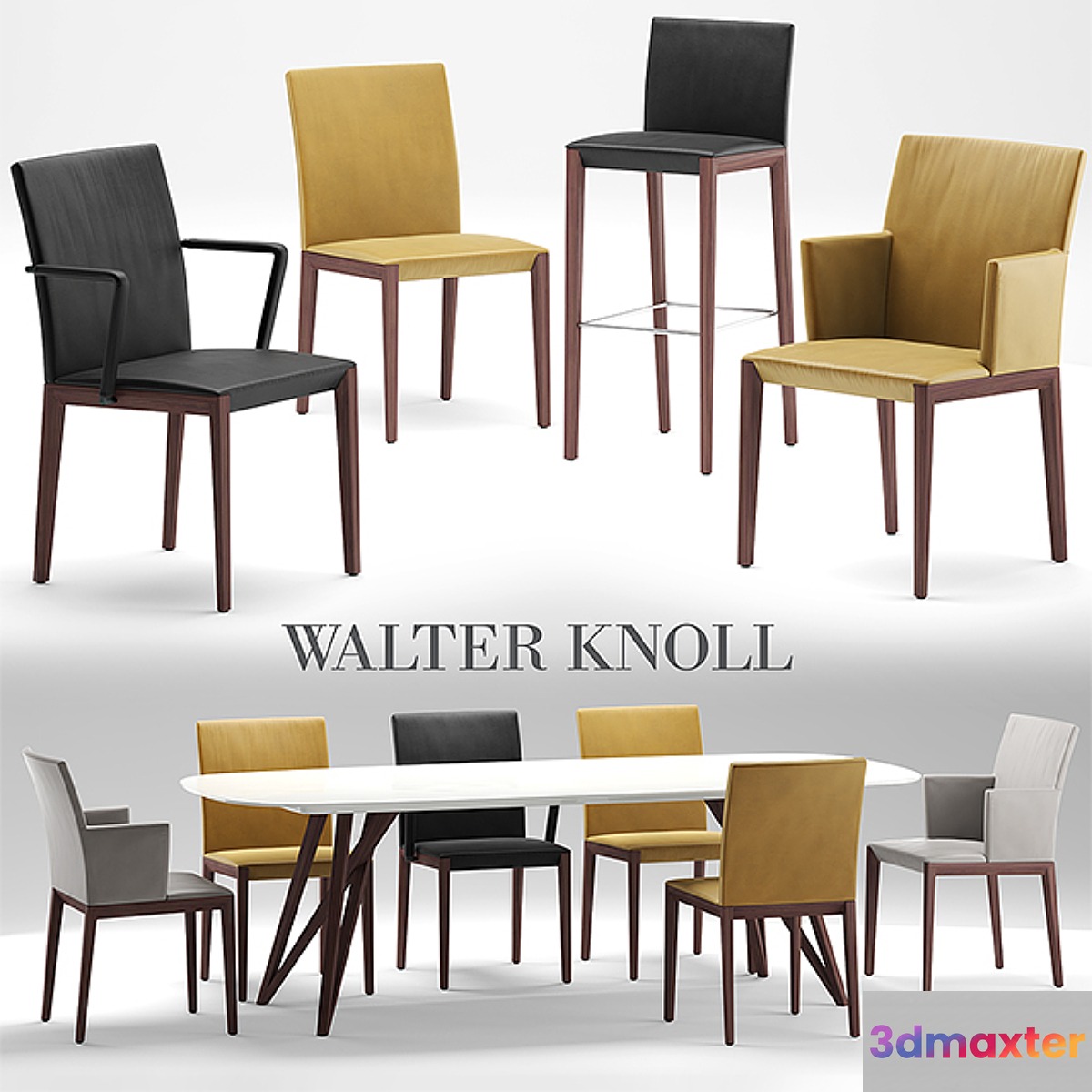 Table and chairs walter knoll Andoo