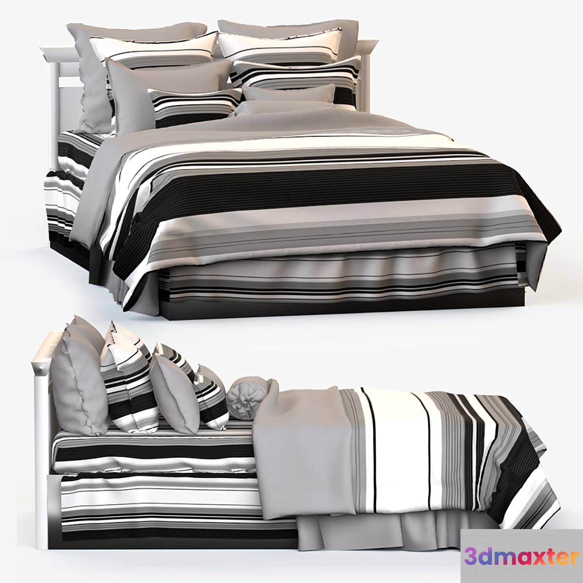 Linens strip 3 3D Max