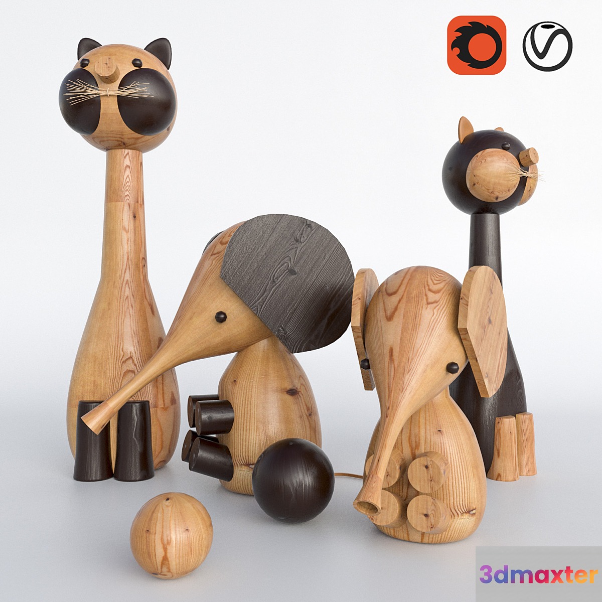 Toys made of wood - No.3