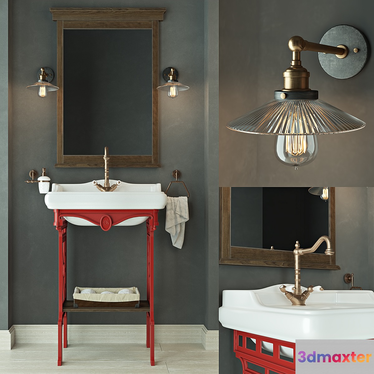 Caprigo & RH bathroom set