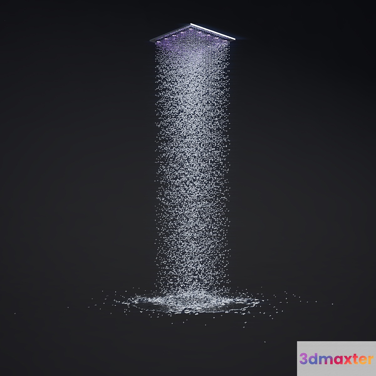 Overhead shower 3D Max