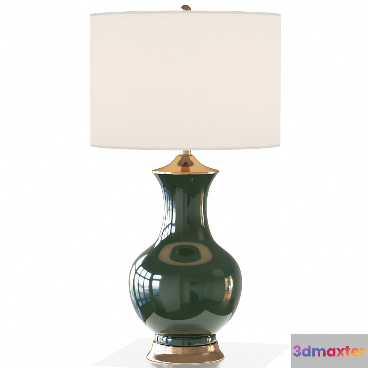 LILOU TABLE LAMP GREEN
