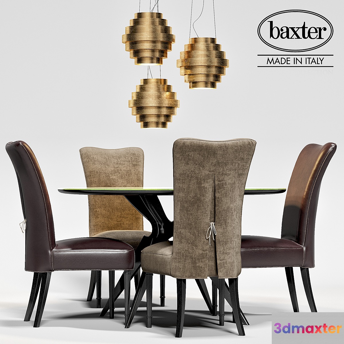 Baxter table LIQUID LUNCH LEVANTE chair lamp GUGGIE - No.4