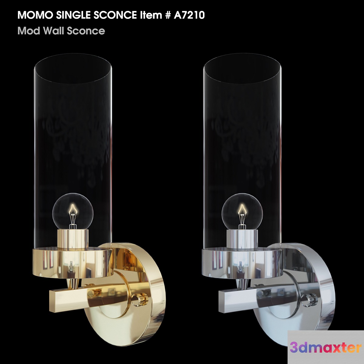 MOMO SINGLE SCONCE Item # A7210