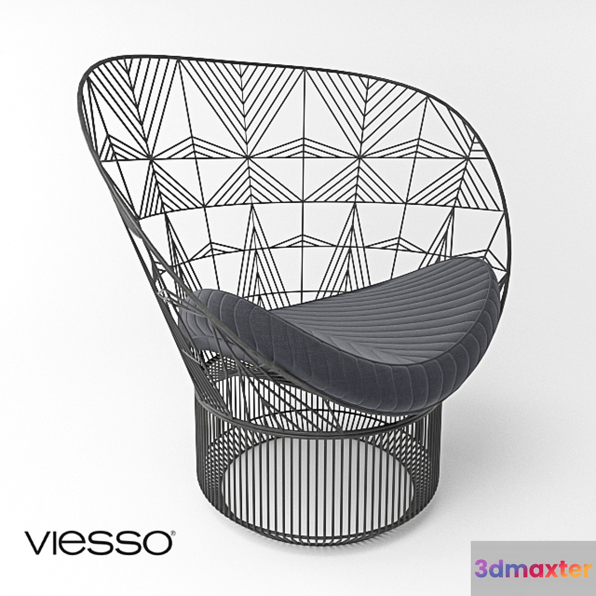 Peacock Lounge Chair 3D Max