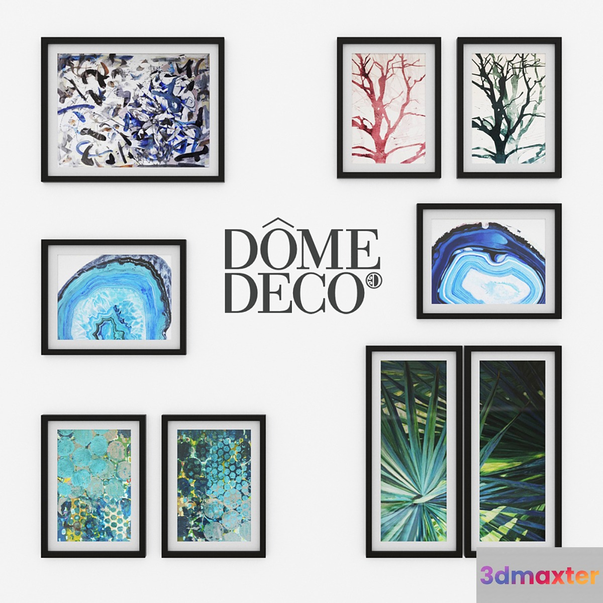 Dome deco set of paintings - No.4