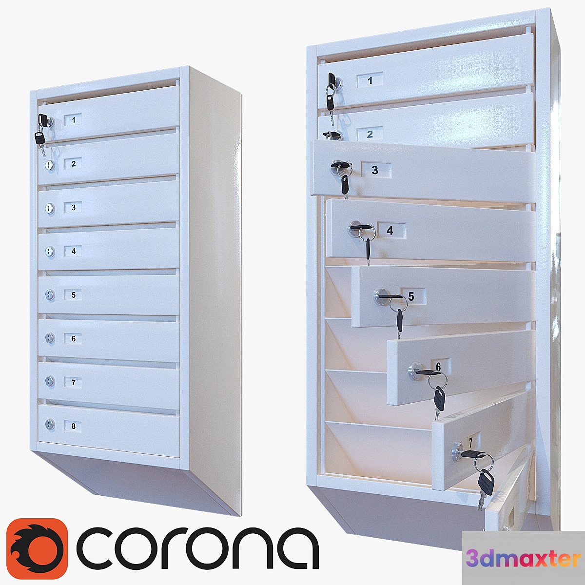 Mailbox 3D Max