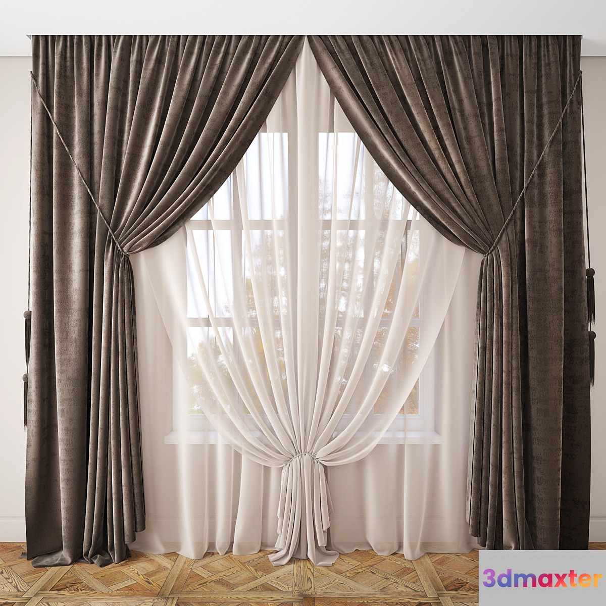 Curtain 43 3D Max