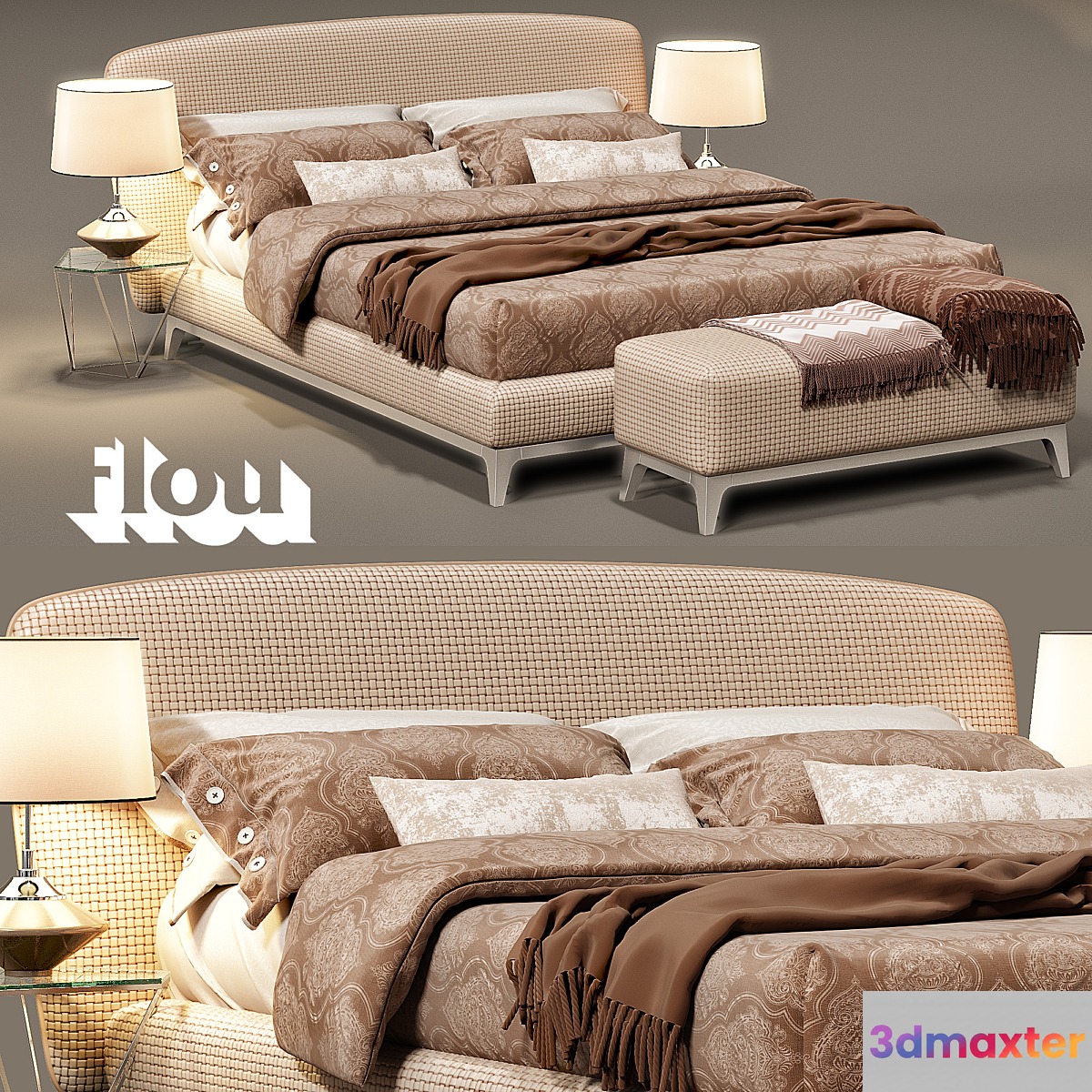 Bed Flou Oliver