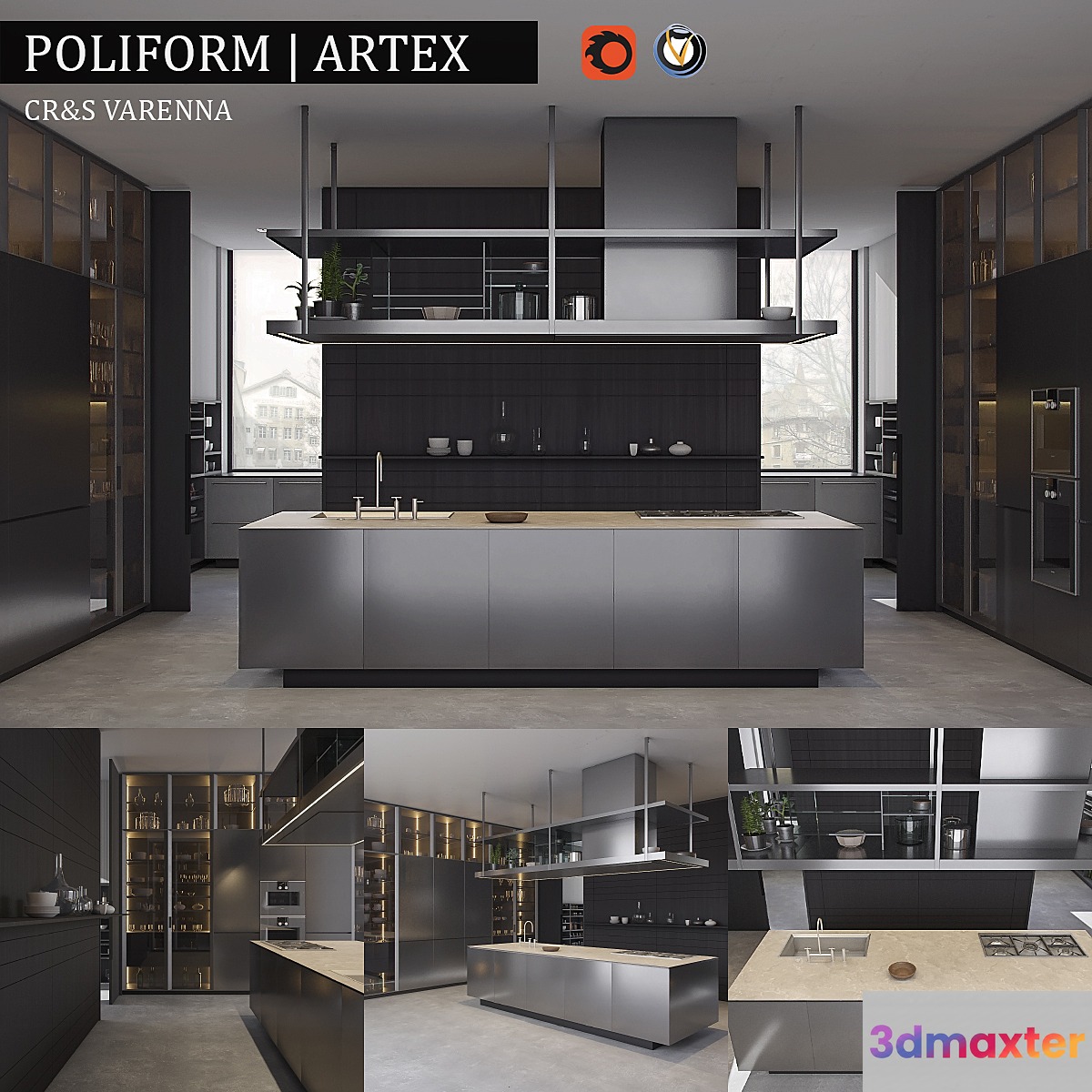 Kitchen Poliform Varenna Artex