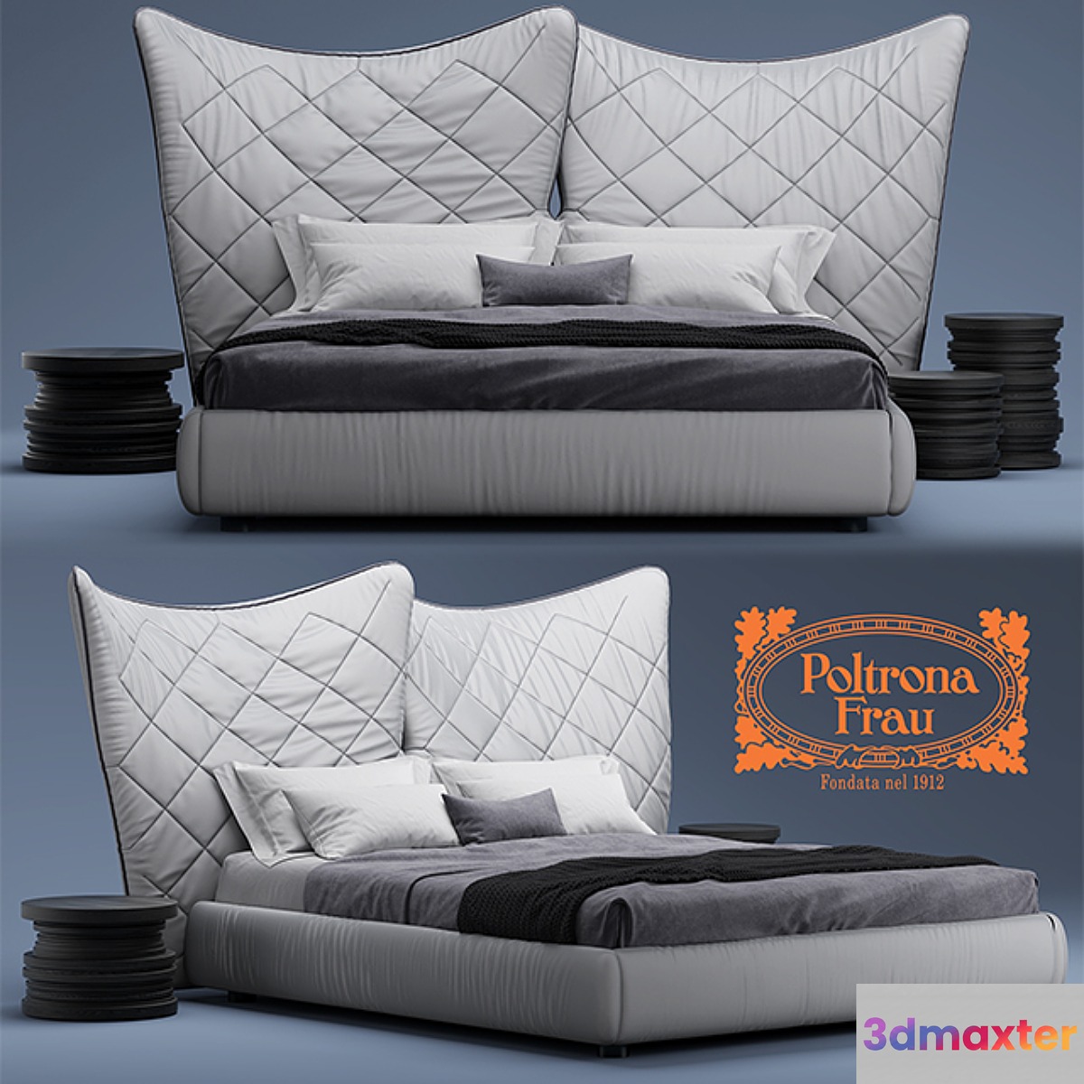Bed Poltrona Frau LELIT